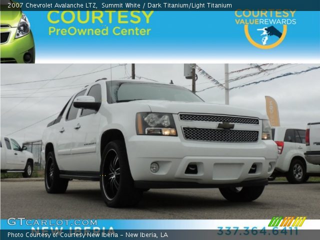 2007 Chevrolet Avalanche LTZ in Summit White