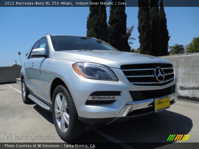 2013 Mercedes-Benz ML 350 4Matic in Iridium Silver Metallic