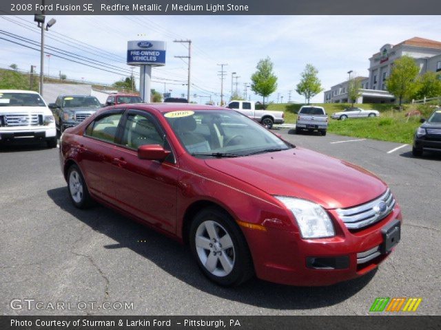 2008 Ford Fusion SE in Redfire Metallic