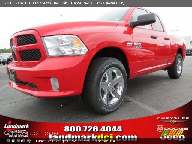2013 Ram 1500 Express Quad Cab in Flame Red