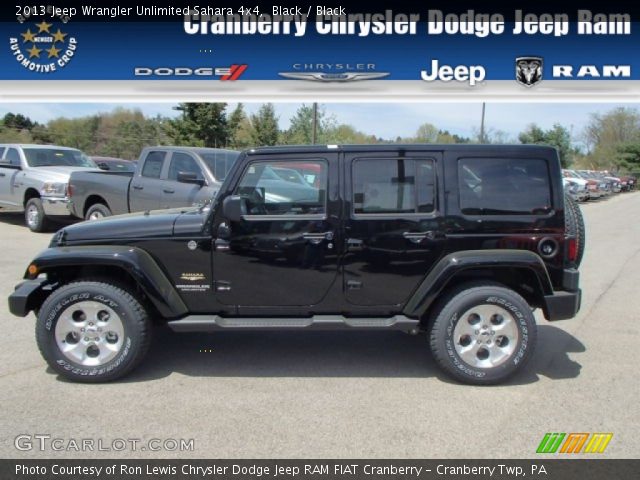 2013 Jeep Wrangler Unlimited Sahara 4x4 in Black