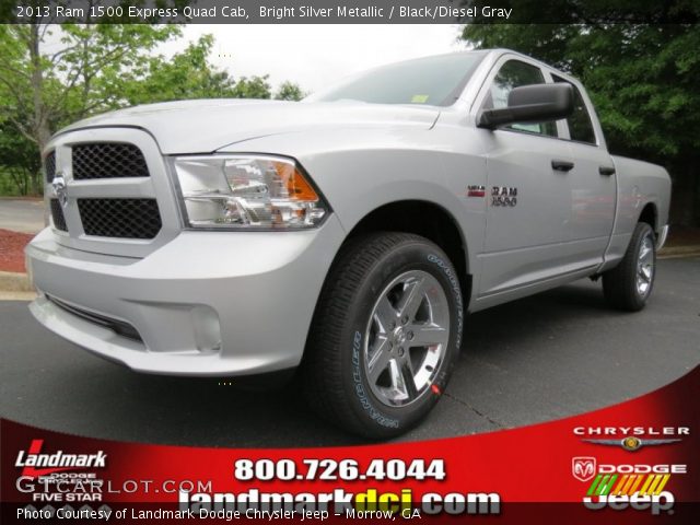 2013 Ram 1500 Express Quad Cab in Bright Silver Metallic