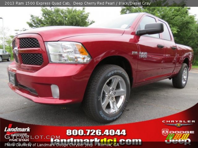 2013 Ram 1500 Express Quad Cab in Deep Cherry Red Pearl