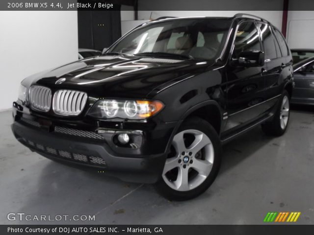 2006 BMW X5 4.4i in Jet Black