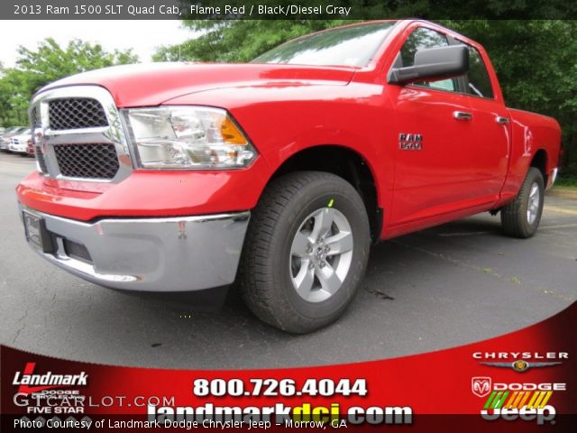 2013 Ram 1500 SLT Quad Cab in Flame Red