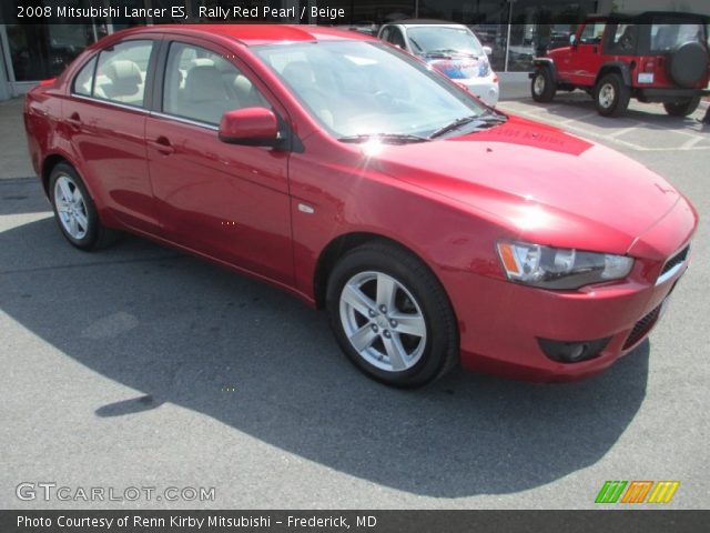 2008 Mitsubishi Lancer ES in Rally Red Pearl