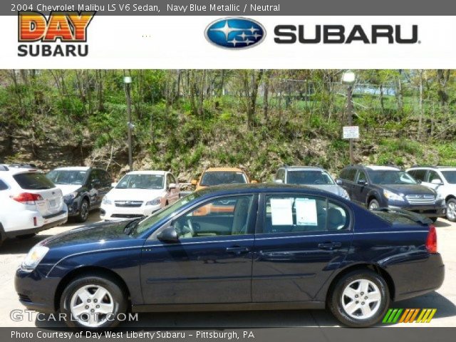 2004 Chevrolet Malibu LS V6 Sedan in Navy Blue Metallic