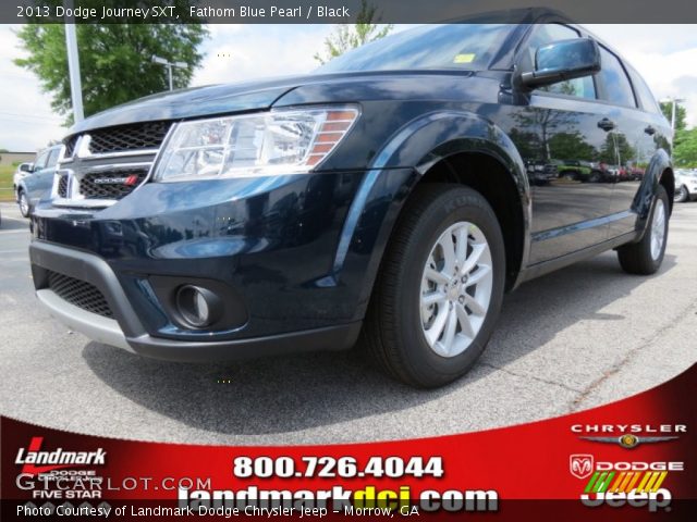 2013 Dodge Journey SXT in Fathom Blue Pearl