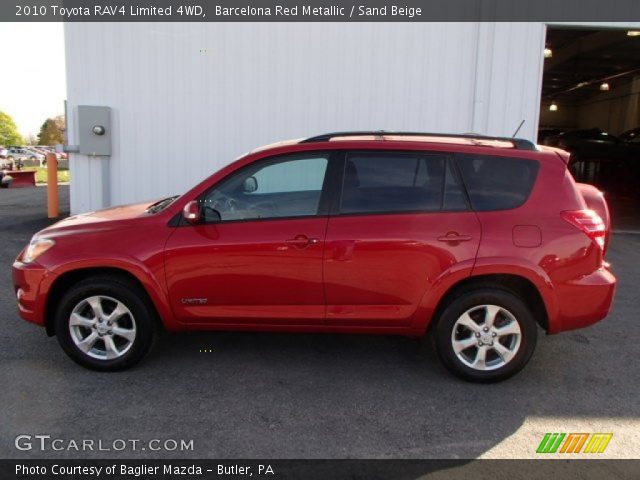 2010 Toyota RAV4 Limited 4WD in Barcelona Red Metallic