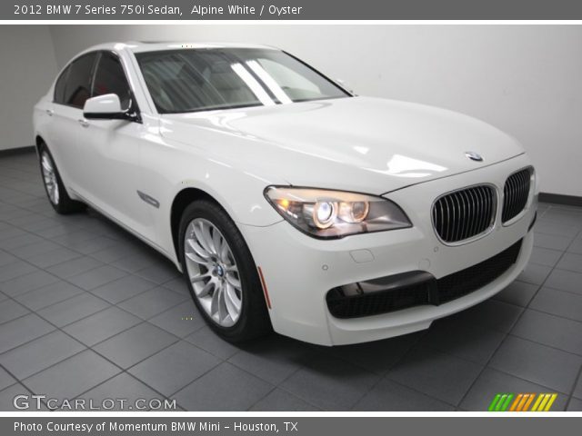 2012 BMW 7 Series 750i Sedan in Alpine White