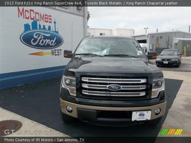 2013 Ford F150 King Ranch SuperCrew 4x4 in Tuxedo Black Metallic