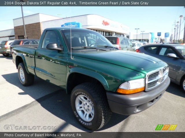 2004 Dodge Dakota SXT Regular Cab 4x4 in Timberline Green Pearl