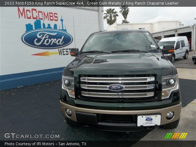 2013 Ford F150 King Ranch SuperCrew 4x4 in Green Gem Metallic