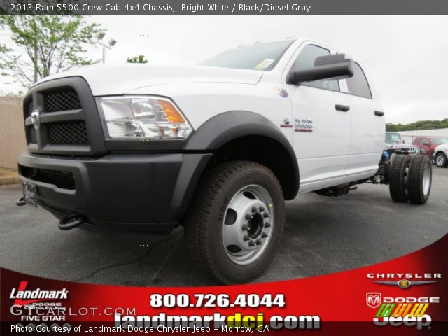 2013 Ram 5500 Crew Cab 4x4 Chassis in Bright White