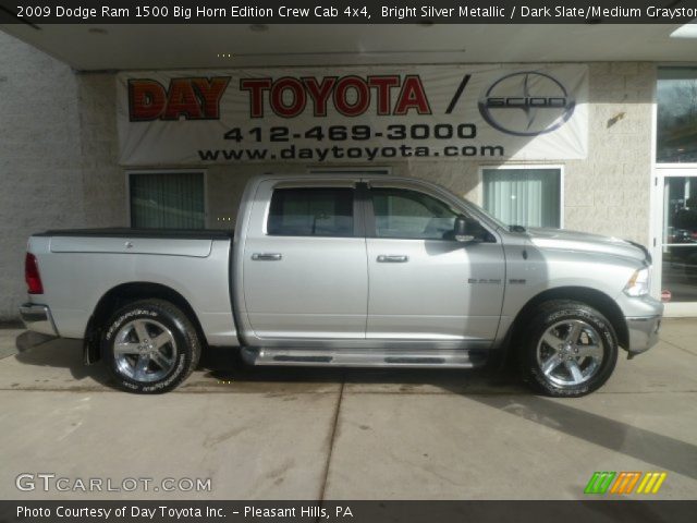 2009 Dodge Ram 1500 Big Horn Edition Crew Cab 4x4 in Bright Silver Metallic