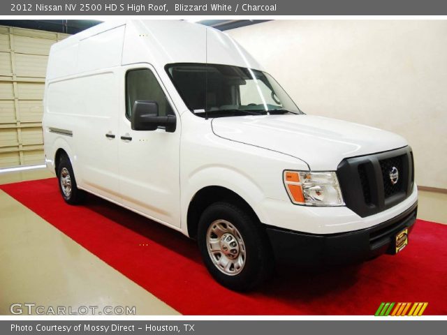 2012 Nissan NV 2500 HD S High Roof in Blizzard White