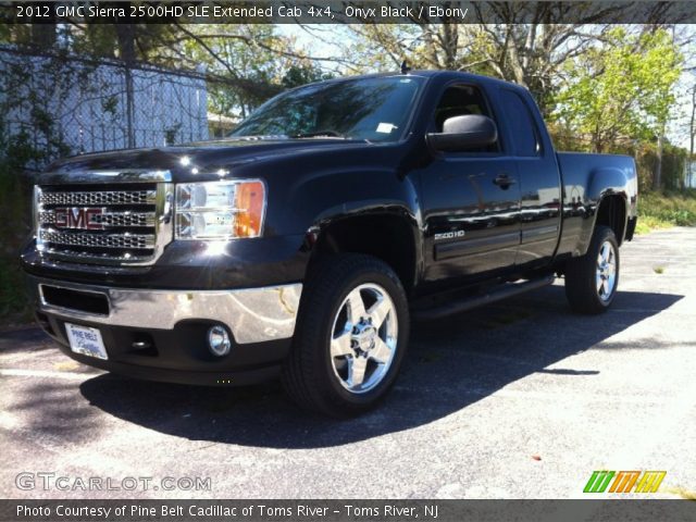 2012 GMC Sierra 2500HD SLE Extended Cab 4x4 in Onyx Black