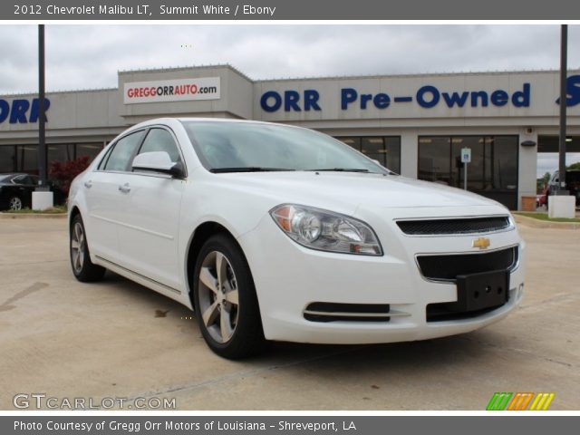 2012 Chevrolet Malibu LT in Summit White