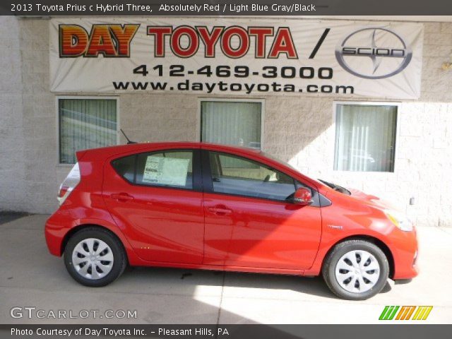 2013 Toyota Prius c Hybrid Three in Absolutely Red