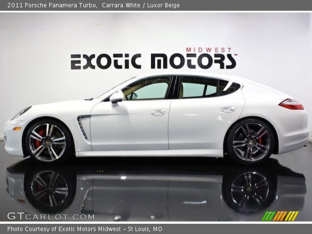 2011 Porsche Panamera Turbo in Carrara White