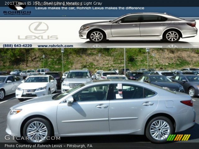 2013 Lexus ES 350 in Silver Lining Metallic