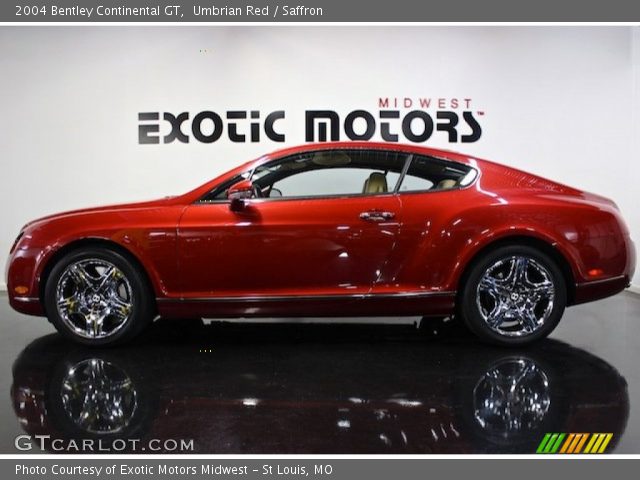 2004 Bentley Continental GT  in Umbrian Red