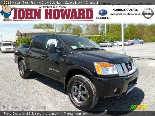2013 Nissan Titan Pro-4X Crew Cab 4x4 in Galaxy Black