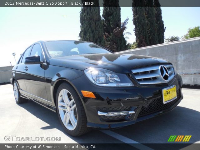 2013 Mercedes-Benz C 250 Sport in Black