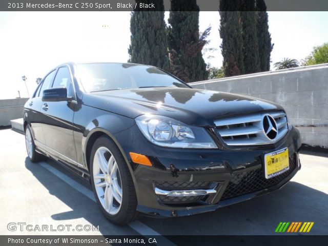 2013 Mercedes-Benz C 250 Sport in Black
