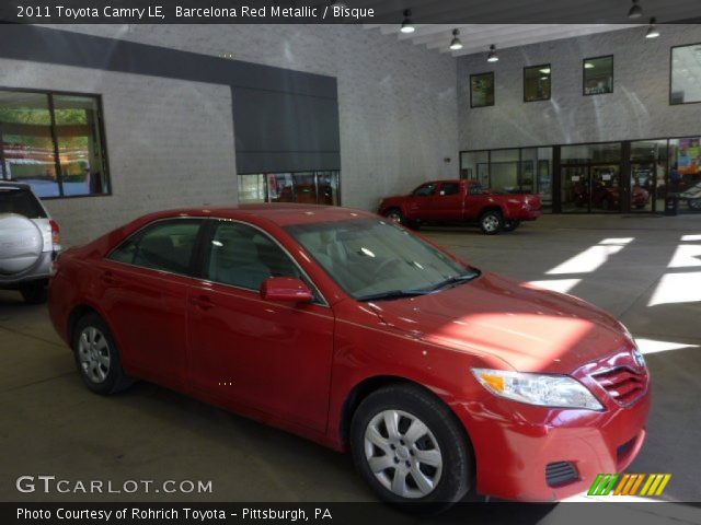 2011 Toyota Camry LE in Barcelona Red Metallic