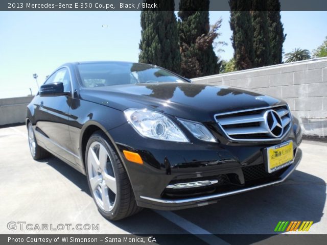 2013 Mercedes-Benz E 350 Coupe in Black