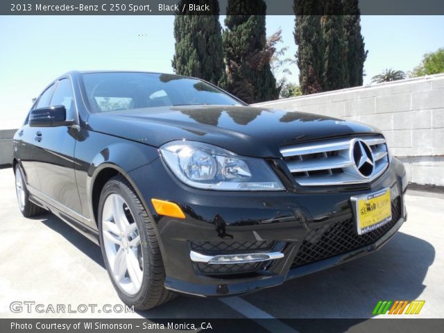 2013 Mercedes-Benz C 250 Sport in Black