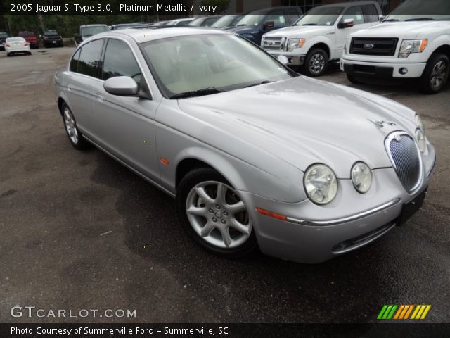 2005 Jaguar S-Type 3.0 in Platinum Metallic