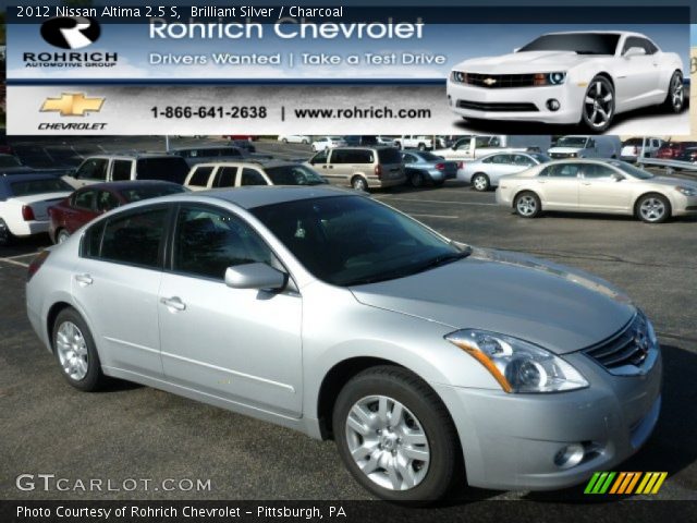 2012 Nissan Altima 2.5 S in Brilliant Silver