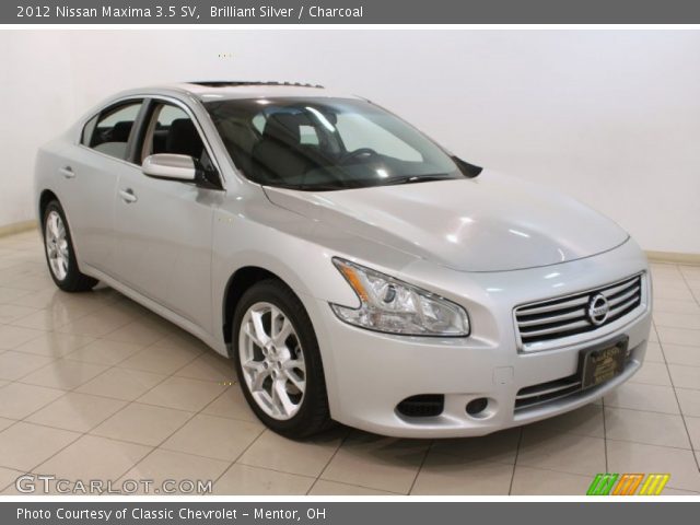 2012 Nissan Maxima 3.5 SV in Brilliant Silver