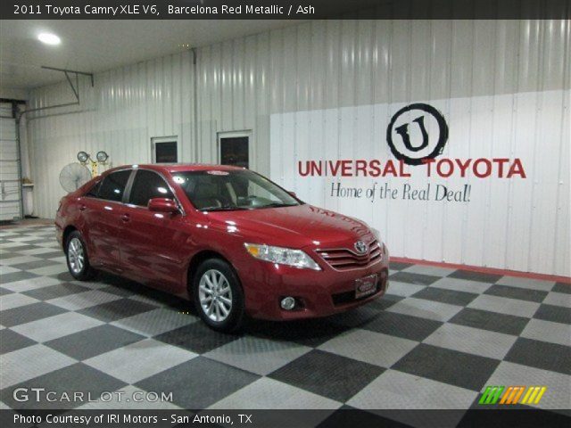 2011 Toyota Camry XLE V6 in Barcelona Red Metallic