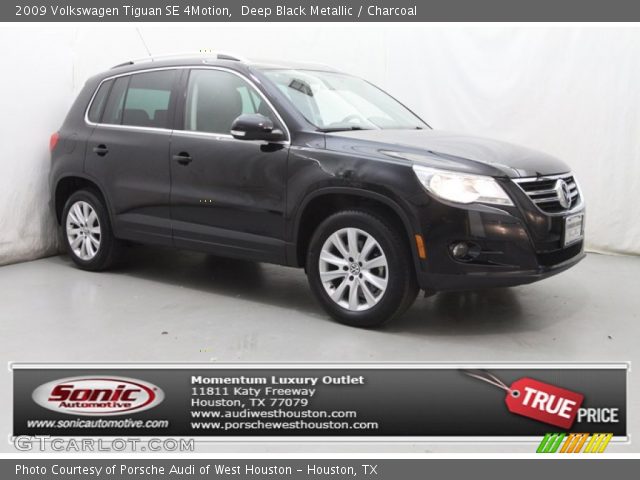 2009 Volkswagen Tiguan SE 4Motion in Deep Black Metallic