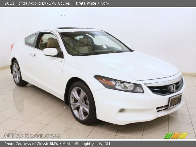 2011 Honda Accord EX-L V6 Coupe in Taffeta White