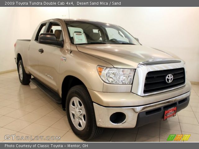2009 Toyota Tundra Double Cab 4x4 in Desert Sand Mica
