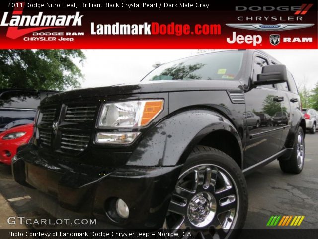 2011 Dodge Nitro Heat in Brilliant Black Crystal Pearl