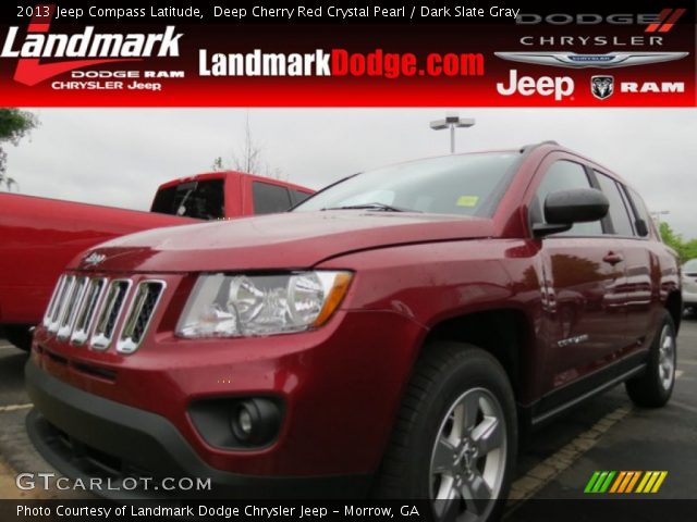 2013 Jeep Compass Latitude in Deep Cherry Red Crystal Pearl