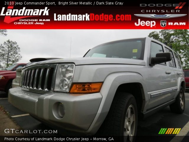 2010 Jeep Commander Sport in Bright Silver Metallic