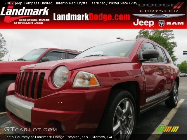 2007 Jeep Compass Limited in Inferno Red Crystal Pearlcoat