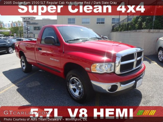 2005 Dodge Ram 1500 SLT Regular Cab 4x4 in Flame Red
