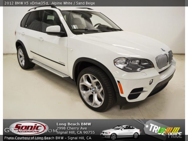 2012 BMW X5 xDrive35d in Alpine White