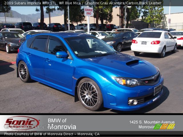 2009 Subaru Impreza WRX STi in WR Blue Mica