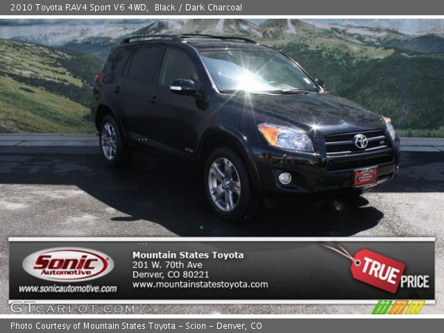 2010 Toyota RAV4 Sport V6 4WD in Black