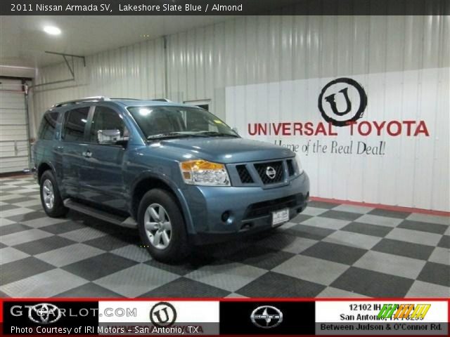 2011 Nissan Armada SV in Lakeshore Slate Blue