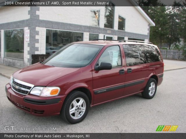 2004 Chevrolet Venture LT AWD in Sport Red Metallic