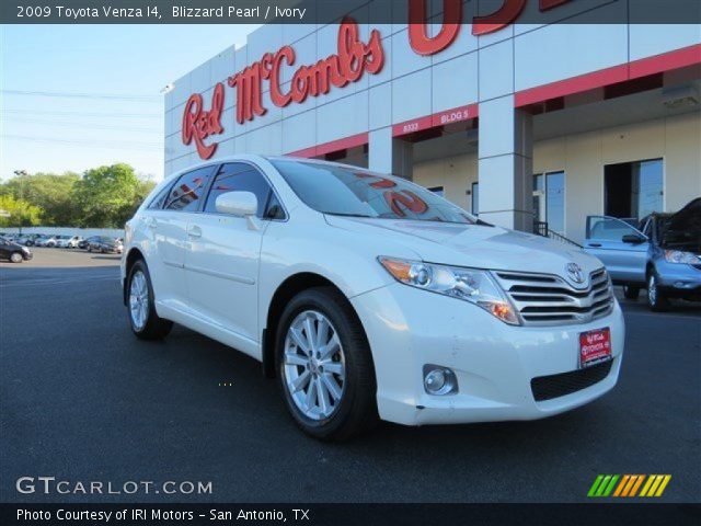 2009 Toyota Venza I4 in Blizzard Pearl